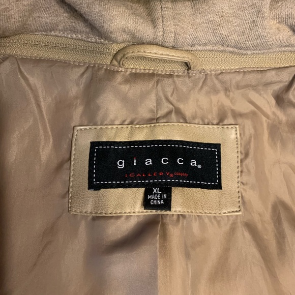 giacca Gallery Tan Coat Womens XL - Picture 3 of 7